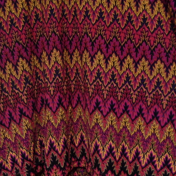 Ashley Stewart Chevron Short Sleeve Top 22/24 - Picture 3 of 5